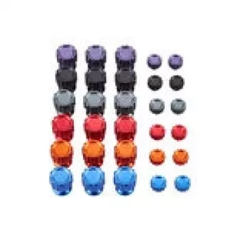 Conjunto de teclas coloridas em alumínio Asetek para controlador Asetek – conjunto de 6 cores