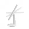 Espelho de maquilhagem de pé Girmi BE04 – retangular com ampliação 1x, LED branco, USB/4×AA, rotação 180°