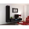 Armário fechado Cama VIGO '180' 180/40/30 preto/preto brilhante