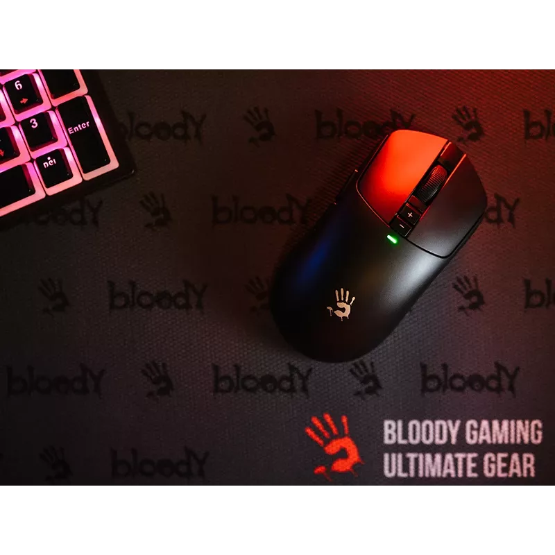 Rato A4TECH BLOODY R72 ULTRA WRLS 2.4G+USB Preto