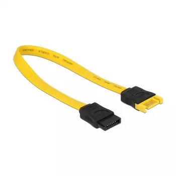 Cabo SATA DeLOCK 83949 0,2 m SATA 7 pinos amarelo