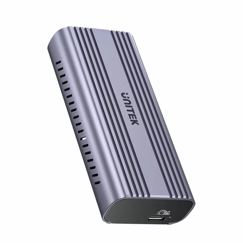 Caixa para SSD UNITEK S1226A Preto Cinzento M.2 PCI Express 40 Gbit/s