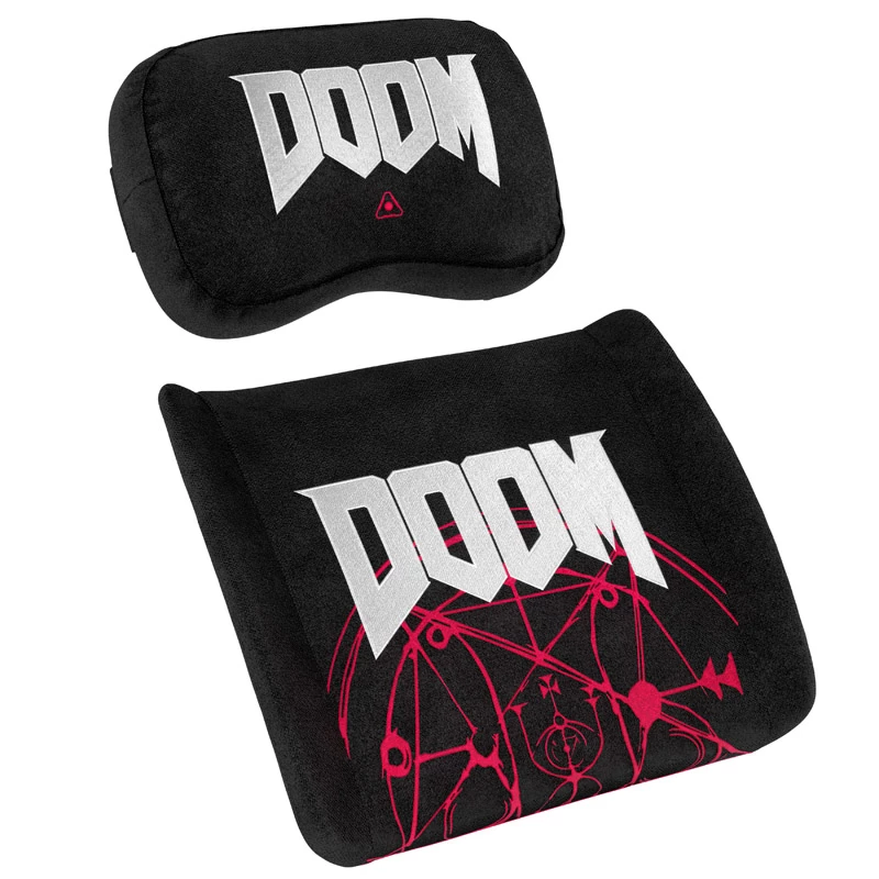 Conjunto de almofadas de espuma viscoelástica noblechairs - Edição DOOM