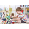 Conjunto de pista de corrida de brinquedo Extralink TOYS — conjunto de carros inteligente, peças de pista modulares, veículos a pilhas
