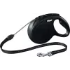 Trella retrátil Flexi New CLASSIC 8 m preta para cão