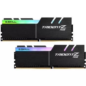 DIMM 32 GB DDR4-3600 (2x 16 GB) Dual-Kit, memória preta, F4-3600C16D-32GTZRC, Trident Z RGB, INTEL XMP