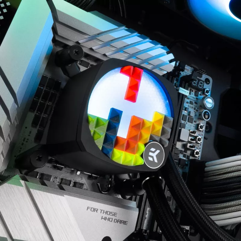 Tampa de substituição AIO da ek water blocks para EK-Nucleus Creator Kit
