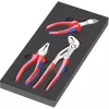 9780 espuma de inserção KNIPEX conjunto de alicates 1, 3 peças preto/cinzento, para carrinho de oficina Tool Rebel