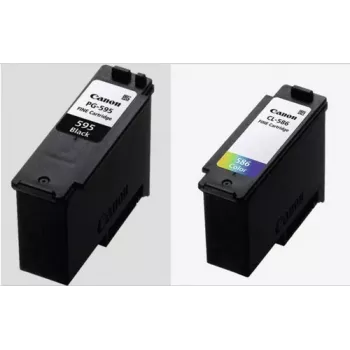 Cartucho de tinta Canon PG595/CL586 PVP 2 unid. original preto, ciano, magenta, amarelo