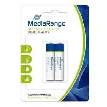 Bateria recarregável MediaRange MRBAT122 AAA níquel-metal hidreto NiMH