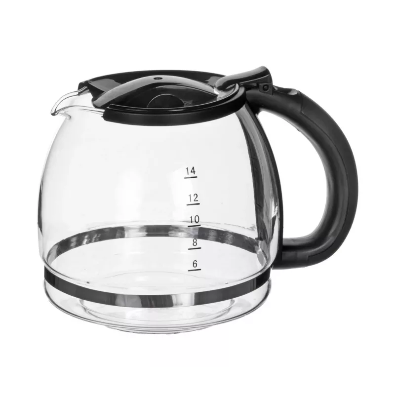 Máquina de café de filtro CLATRONIC KA 3473, depósito de água de 1,5 l, capacidade para 14 chávenas, preto
