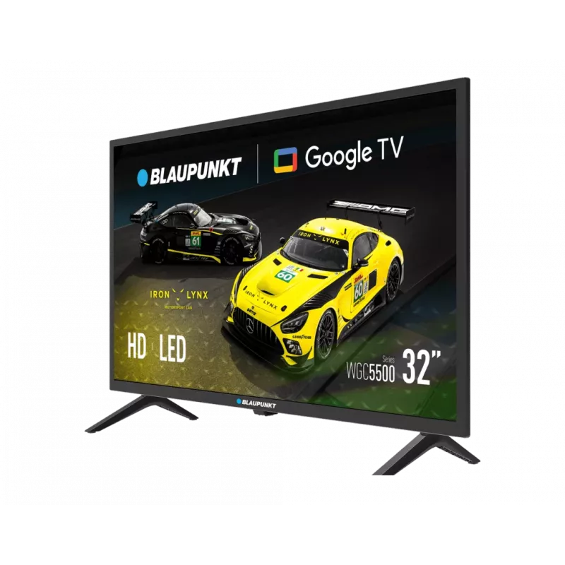 TV LED Blaupunkt | 32WGC5500S | 32 | Smart TV | Google TV | HD | preto