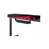 Mesa DIABLO CHAIRS X-Mate preta retangular fibra de carbono 1600x750x755 mm