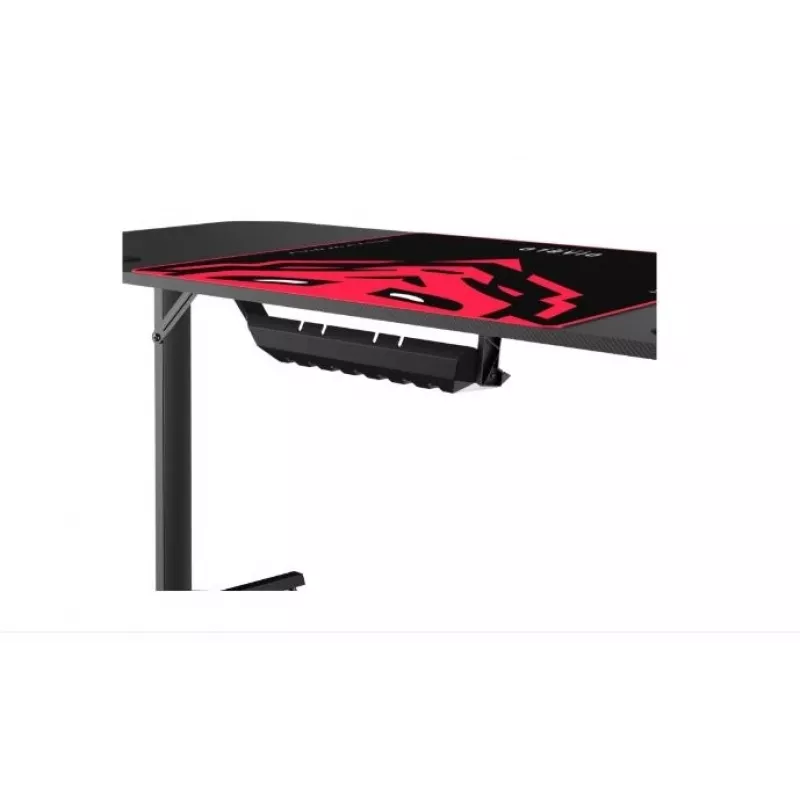 Mesa DIABLO CHAIRS X-Mate preta retangular fibra de carbono 1600x750x755 mm