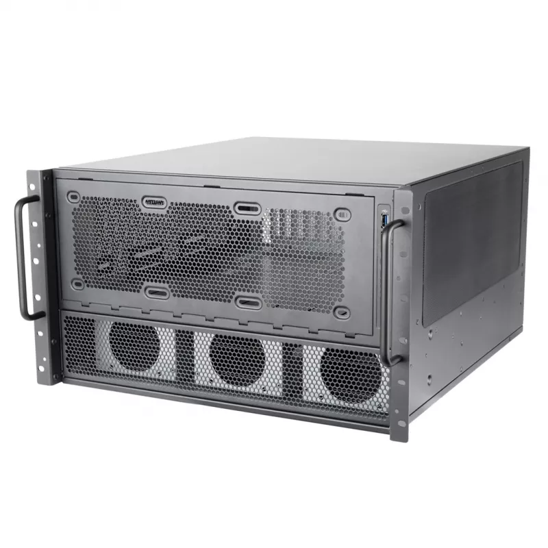 Caixa de computador SilverStone SST-RM600 ATX Preta