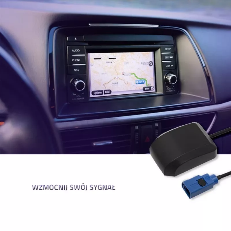 Antena GPS exterior QOLTEC 57038 28 dBi — antena externa de alto ganho para receção GPS