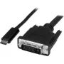 Microconnect USB3.1CDVI18B Adaptador de cabo de vídeo USB-C para DVI-D preto de 1,8 m (USB3.1CDVI18B)