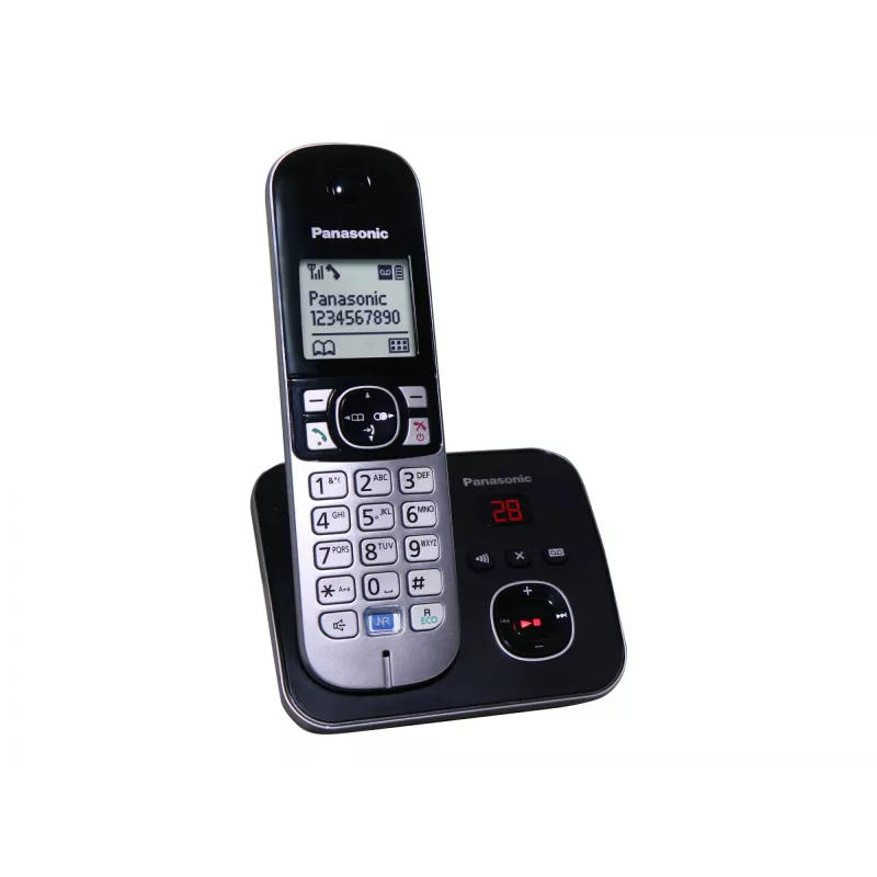 Telefone DECT Panasonic KX-TG6821GB preto