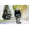 Capacete de bicicleta HJC CALIDO branco/prateado, tamanho M (55–59 cm), In-Mold, 4 aberturas de ventilação, sistema SELFIT, 280 g