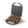 Máquina de waffles Adler AD 3039 — 24 waffles, 1600 W, branco, antiaderente, pegas frias ao toque