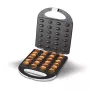 Máquina de waffles Adler AD 3039 — 24 waffles, 1600 W, branco, antiaderente, pegas frias ao toque