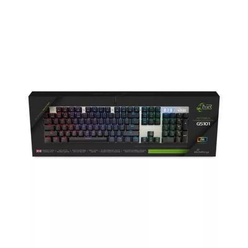 Teclado GS101 PRETO/PRATEADO/MRGS101-UK Mediarange