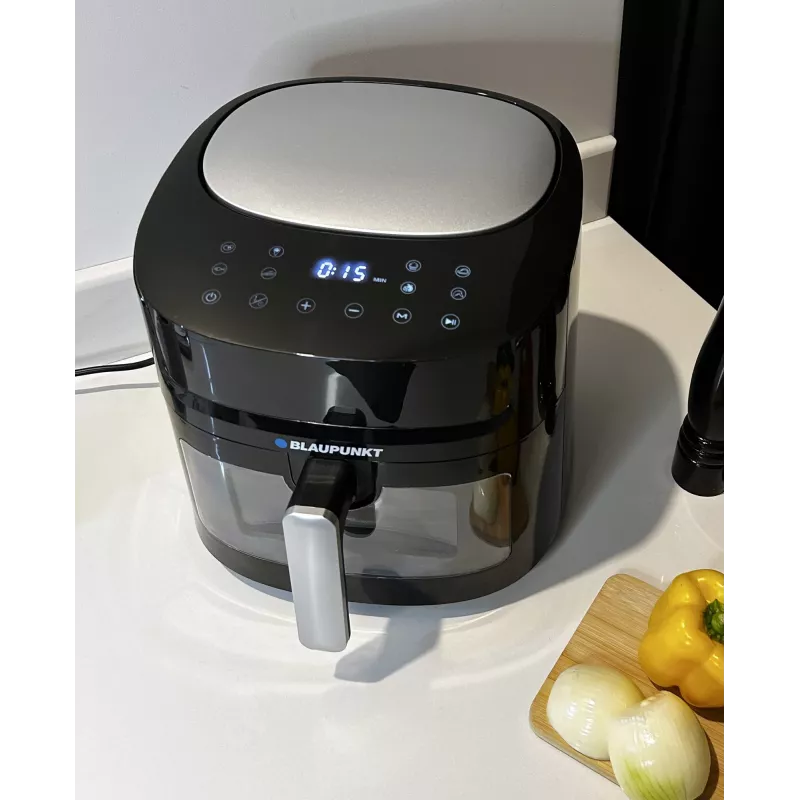 Fritadeira de ar quente BLAUPUNKT AFD712 – capacidade 7,2 l, 1800 W, controlo digital por toque, 40–200 °C, temporizador de 60 minutos