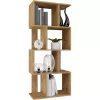 Estante FIESTA 4P 59,5x30x140 cm, carvalho Artisan
