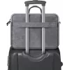 Mala toploader DEFENDER Solid para portáteis de 15,6 polegadas, poliuretano, cinzento, pega de transporte, alça removível