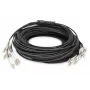 Cabo breakout Digitus DK-2433CU030BK-BBB 30 m OM4 12 fibras LC/UPC