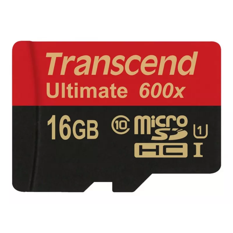 Transcend microSDHC MLC 16GB Class 10 UHS-I 600x + adaptador SD