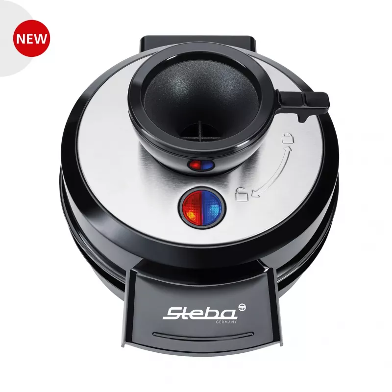 Steba WE 20 VOLCANO (preto) 4 waffles 700W preto máquina de waffles (182800)