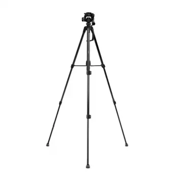 Tripé com cabeça 3D-360° + suporte para telemóvel Puluz PU3096B