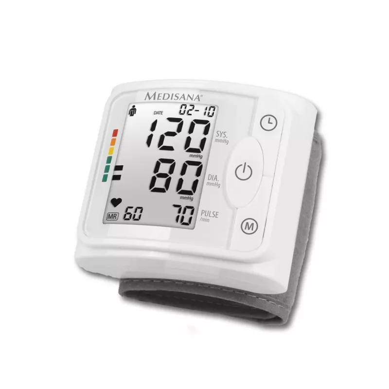 Medisana BW 320 medidor de tensão arterial de pulso - automático, 2 utilizadores, 120 memórias