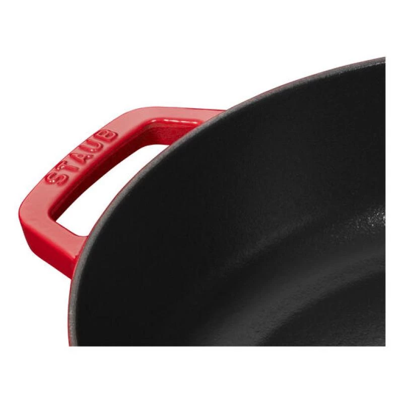 Assadeira Staub Chistera 28 cm redonda vermelho cereja 40511-474-0 405114740 (40511-474-0)