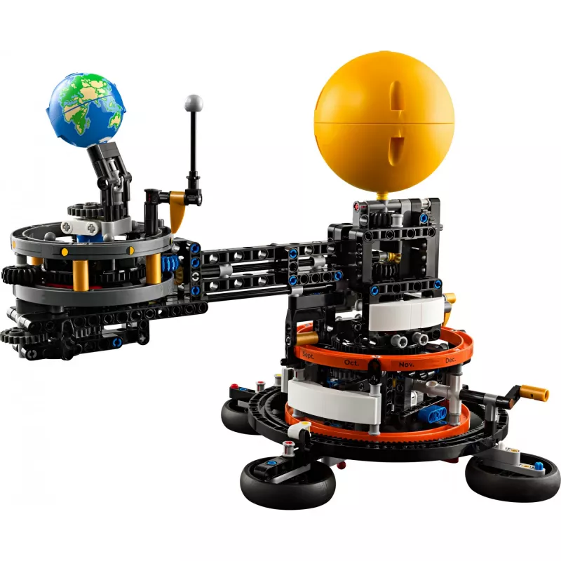 LEGO Technic Planeta Terra e Lua em Órbita Jogos Espaciais para Crianças a partir dos 10 Anos Sistema Solar Brinquedo de Construção com Planetas