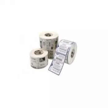 Kit ZipShip Zebra, composto por 3 rolos de etiquetas Z-Select 2000T, 75x35mm, 1760 etiquetas/rolo e 3x fita 3200, cera/resina, 84mm, para impressoras de secretária (LRDOC-branco)