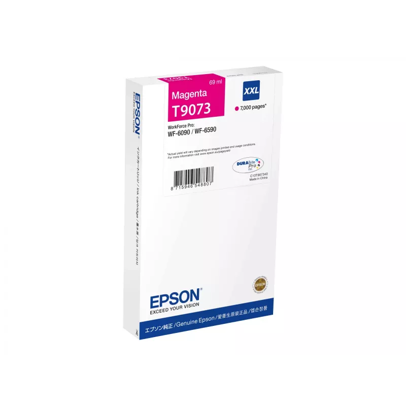 Epson tinteiro C13T90734N original ultra alta capacidade magenta – até 7000 páginas