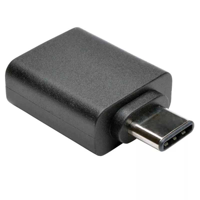 Adaptador Eaton Tripp Lite Series USB 3.1 Gen 1.5 USB-C para USB Type-A M/F 5 Gbps tablet smartphone - Adaptador USB - USB Type-A (F) para USB-C de 24 pinos (M) - USB 3.1 - preto (U428-000-F)