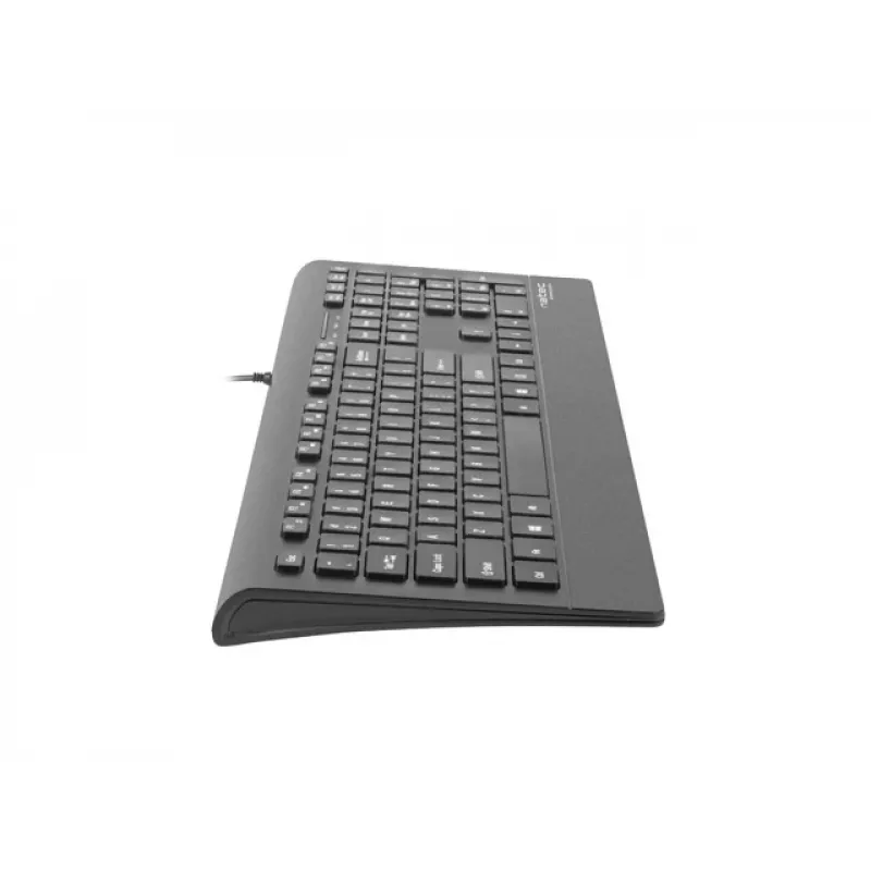 Natec Barracuda - teclado - US - preto - teclado - inglês US - preto