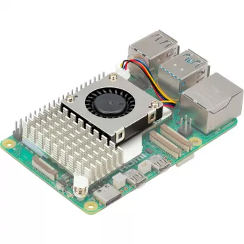 Acessório Raspberry Pi 5 – arrefecedor ativo, ventoinha para Raspberry Pi 5 (RPI5-ACOOL)