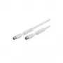 Cabo coaxial Wentronic 50725 branco