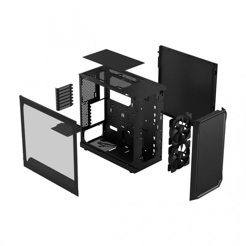 Caixa de PC Fractal Design Focus 2 ATX preto
