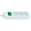 Régua de tomadas Brennenstuhl Eco-Line com interruptor [3 tomadas, branca, 5 m]