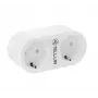Tomada dupla Tellur WiFi AC, medição de consumo de energia, 16A, 2400W