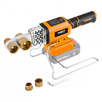 Máquina de soldar tubos NEO tools Energy+ 18V — máquina de soldar tubos sem fios, modelo 04-622