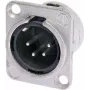 Neutrik NTR-NC4MDL1 - -30 - 80 °C - Preto - Prateado - UL - UL 94 HB - IEC 61076-2-103 - IP 40 - IEC 68-2-20 (NC4MDL1)