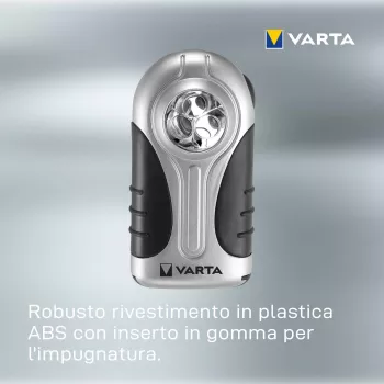 Lanterna Varta 16647 Preto Prateado