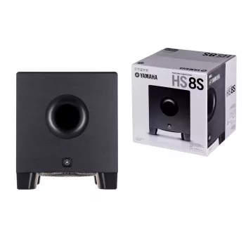 Subwoofer Yamaha HS8S preto 150 W