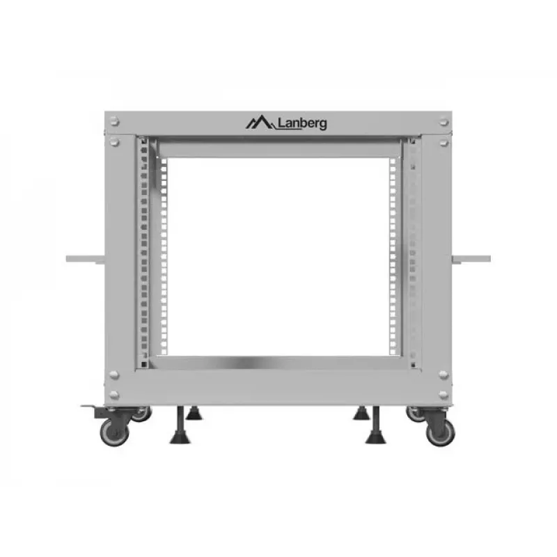 Rack 19 9U 600x600-1100 ajustável cinzento